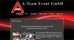 Desktop Screenshot of a-team-event.de